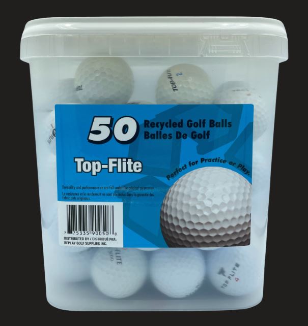 50 Ball Tub of Grade A Golf Balls (Case of 4)