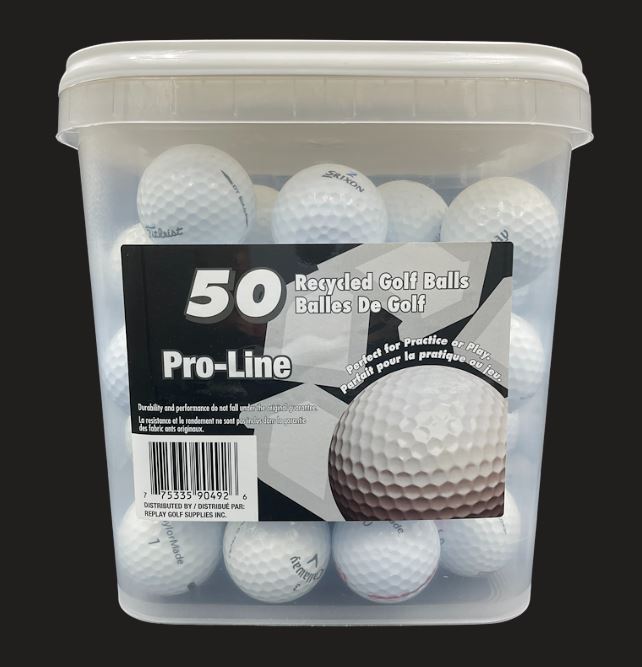 50 Ball Tub of Grade A Golf Balls (Case of 4)