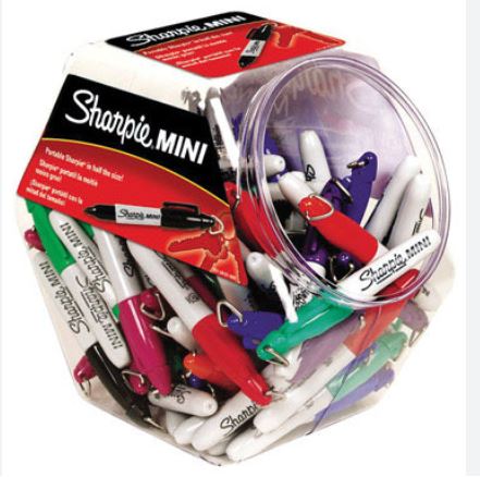 Sharpie Mini Display Fish Bowl (72 Pieces)